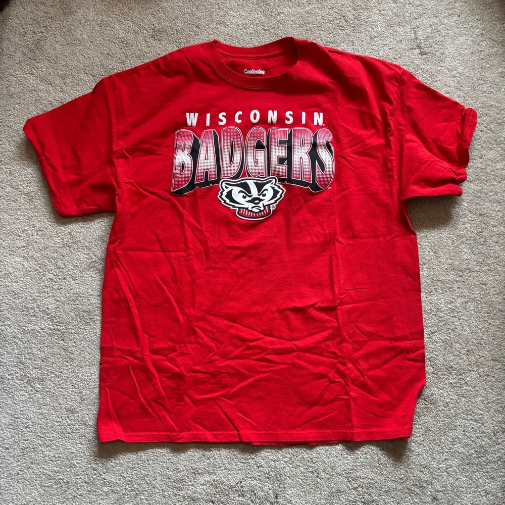 Wisconsin Badgers Red T-Shirt